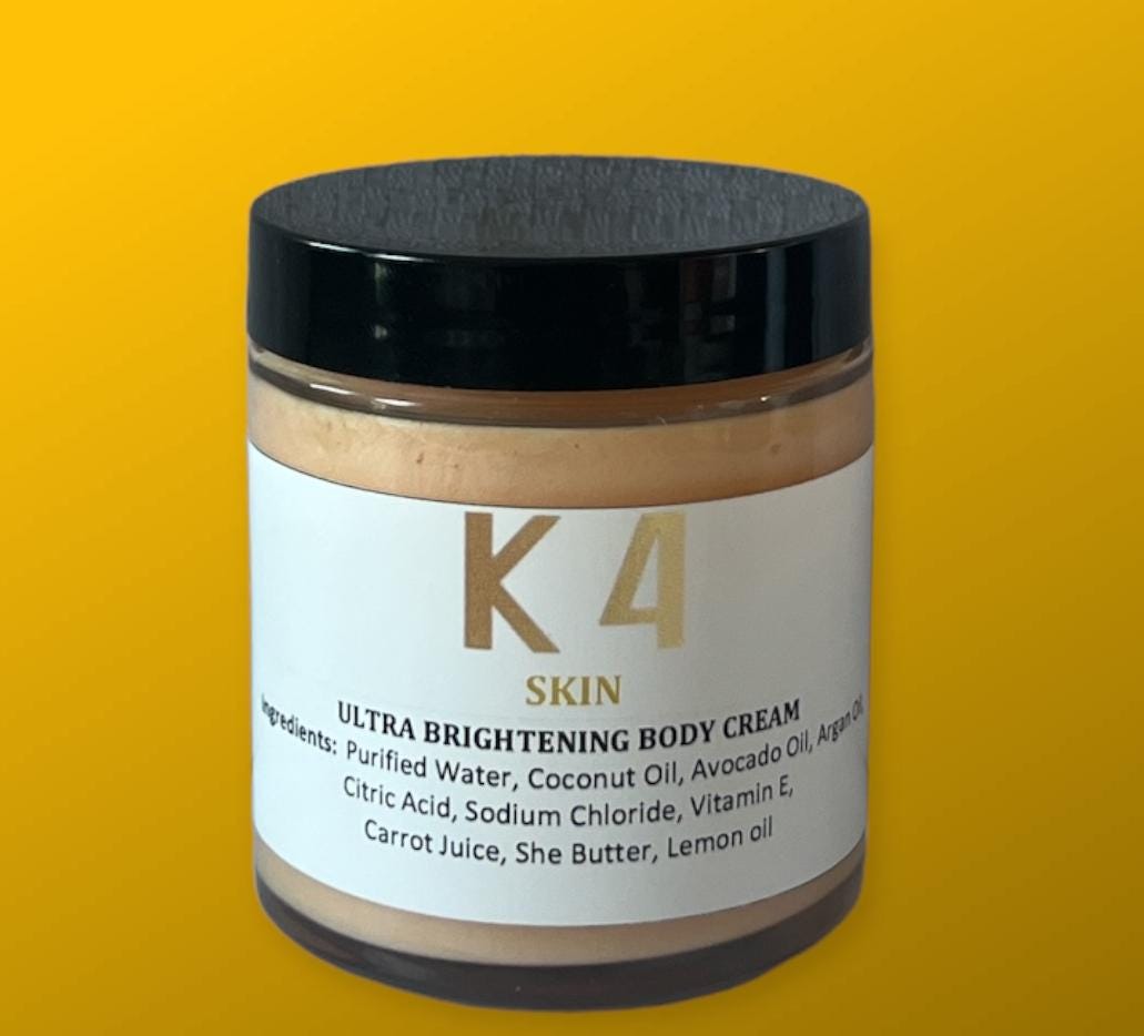 K4 SKIN ULTRA BRIGHTENING BODY CREAM 4oz